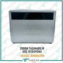 2000W Watt Sokak Bahçe Aydınlatma Armatürü Hazır Enerji Sistemi Lexron